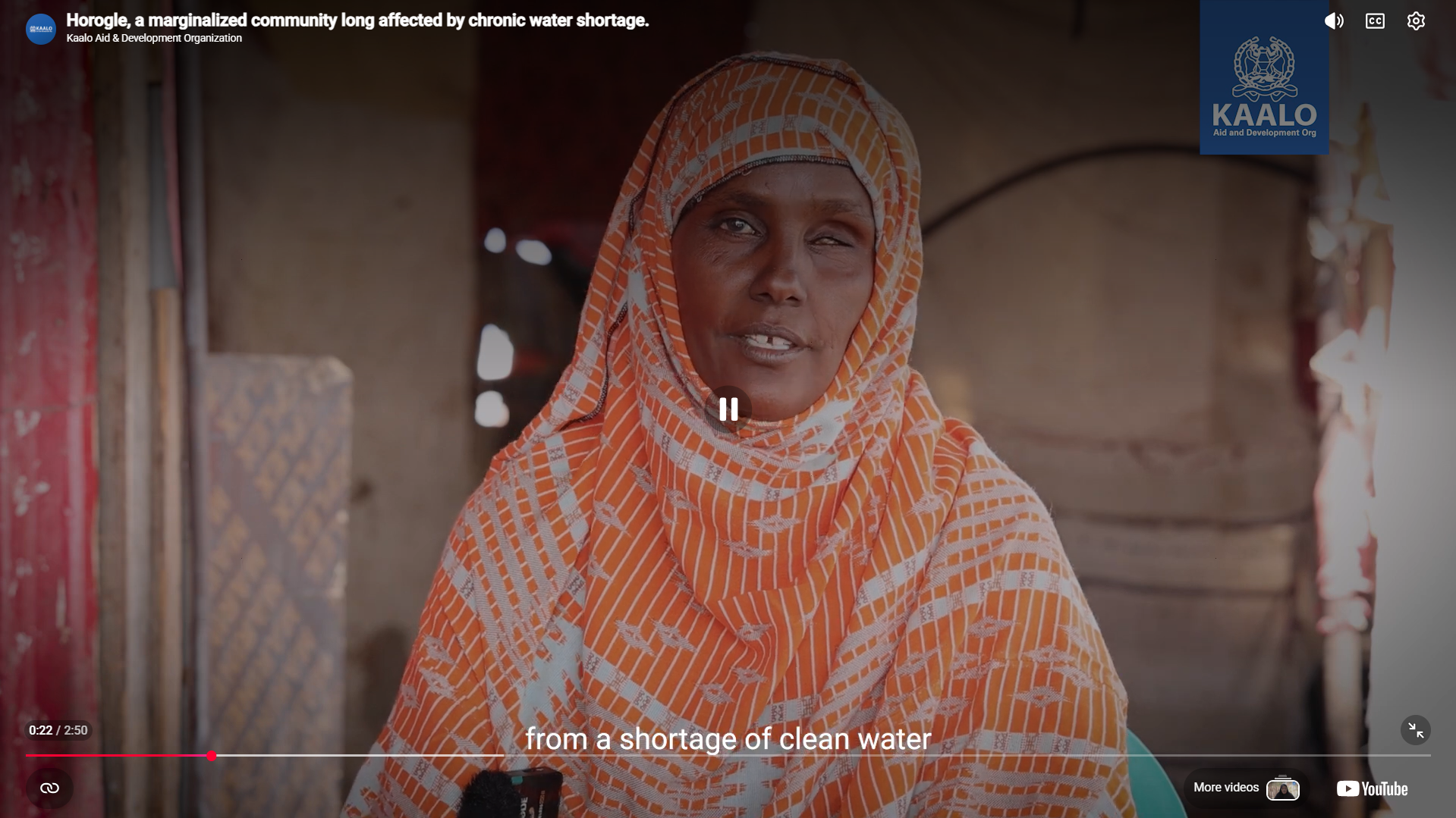Horogle, a marginalized community long affected by chronic water shortage.